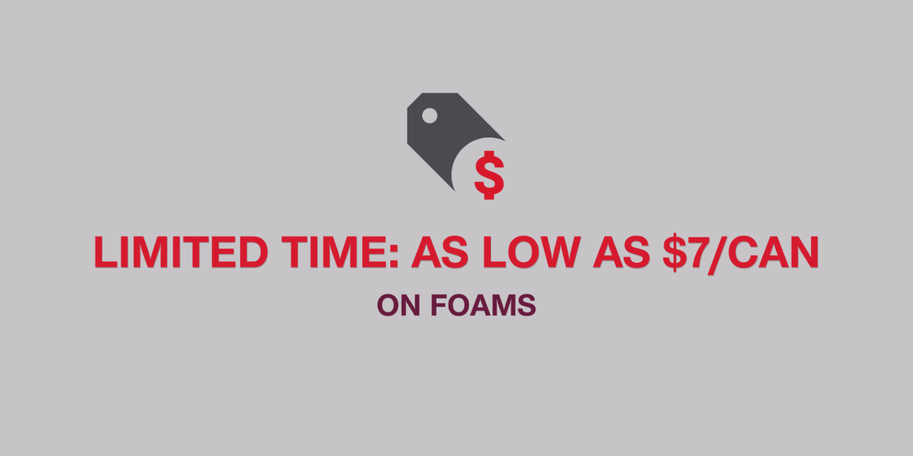 limted time deal foam