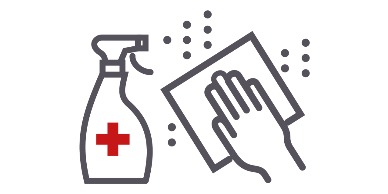 proper cleaning icon